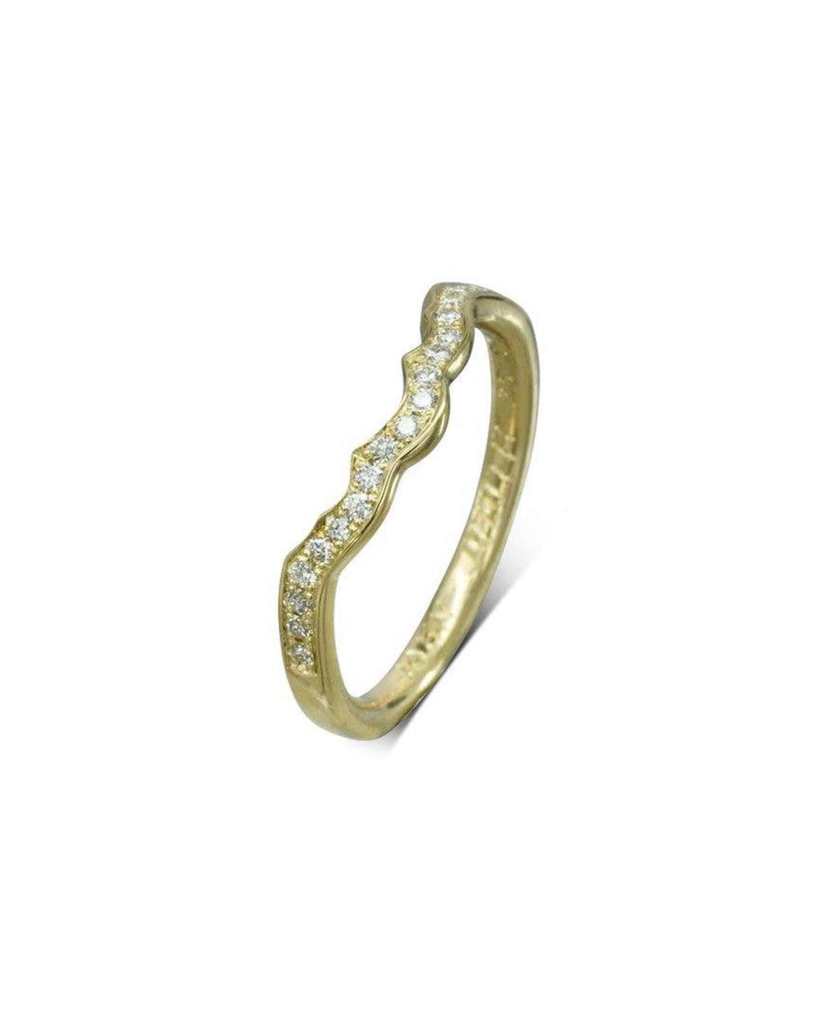 Fitted Diamond Trilogy and Wedding Ring Set Ring Pruden and Smith