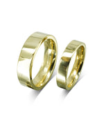 Flat Wedding Rings Ring Pruden and Smith   