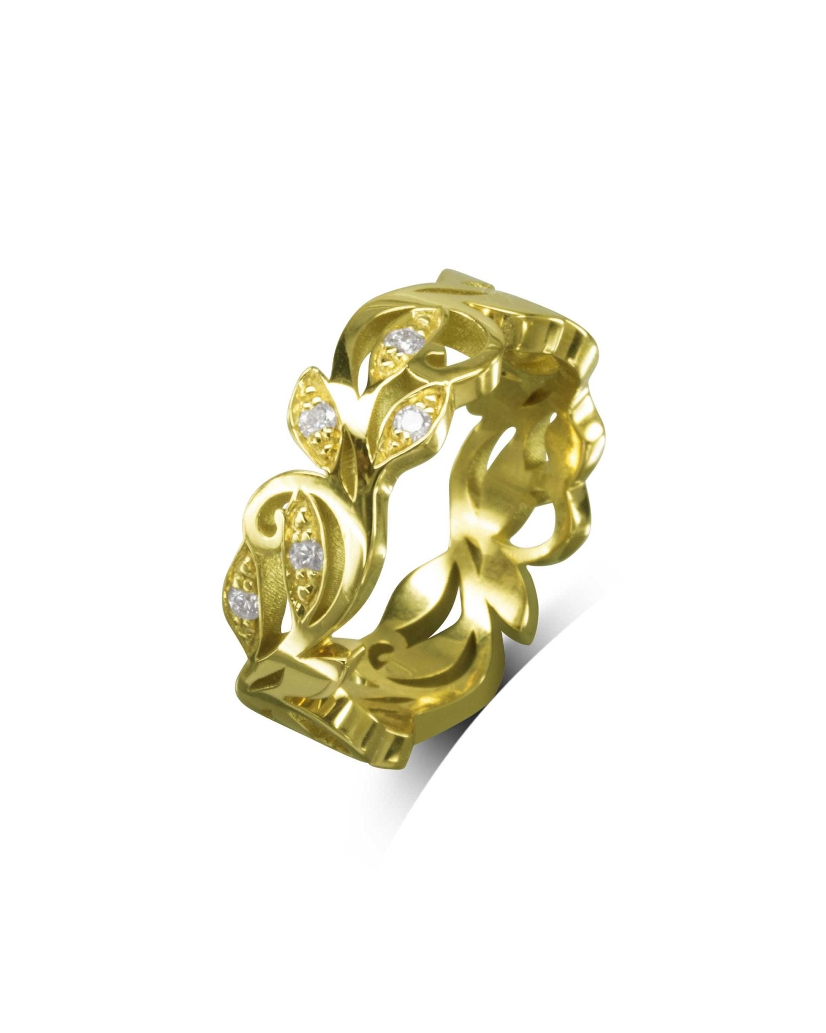 Floral Diamond Eternity Ring Ring Pruden and Smith