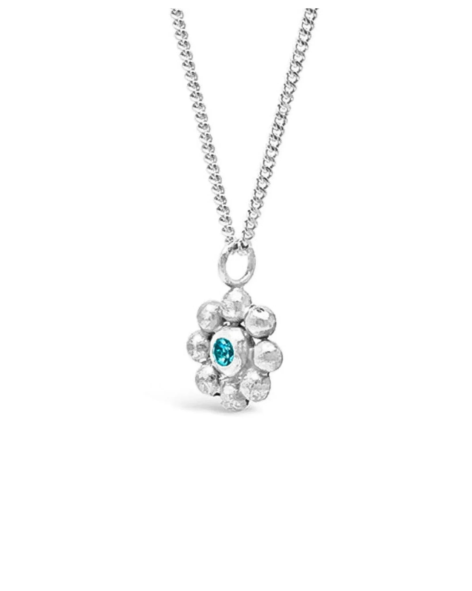 Flower Gemstone Pendant Pendant Pruden and Smith