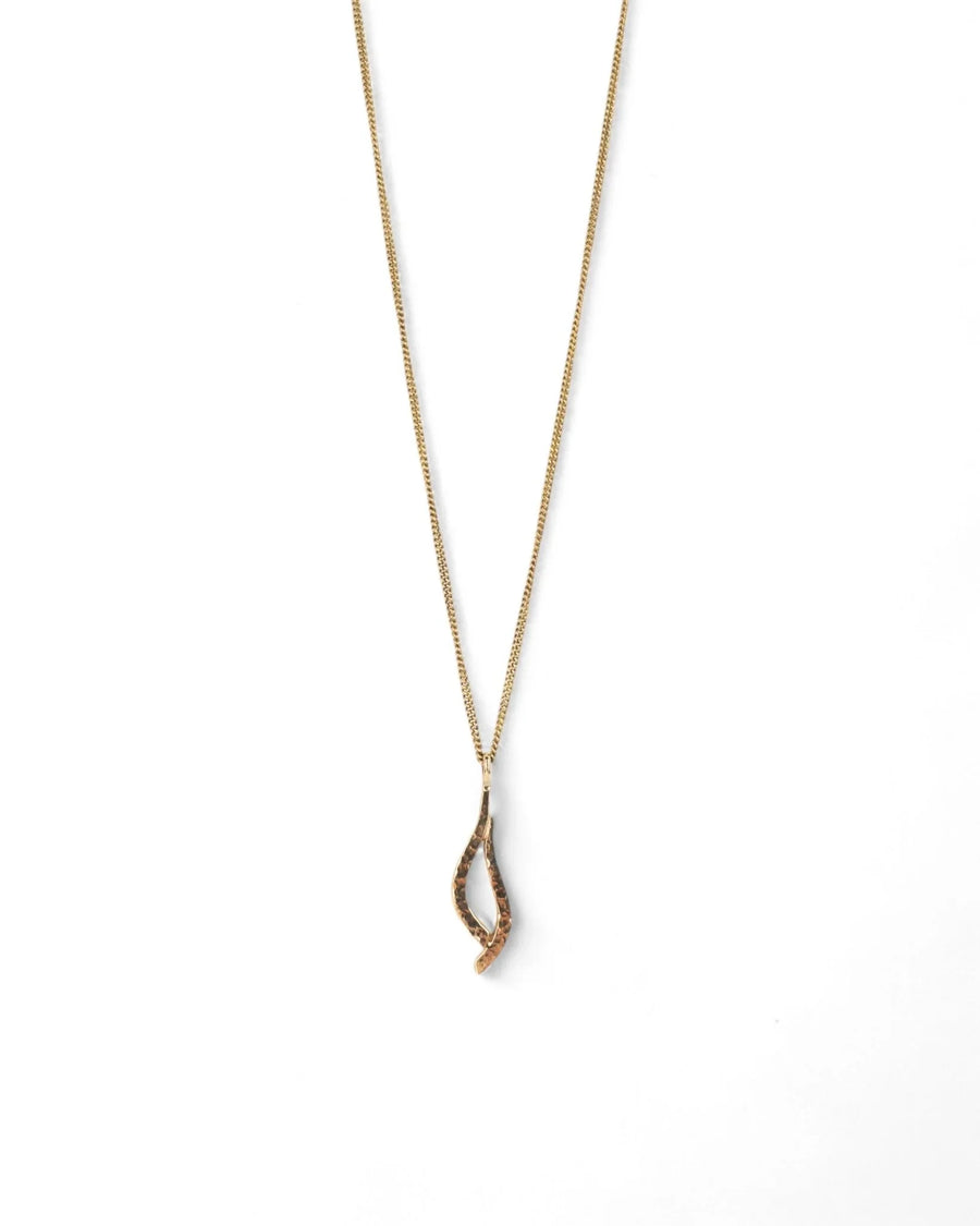 Forged 9ct Gold Pendant (Small) Pendant Pruden and Smith