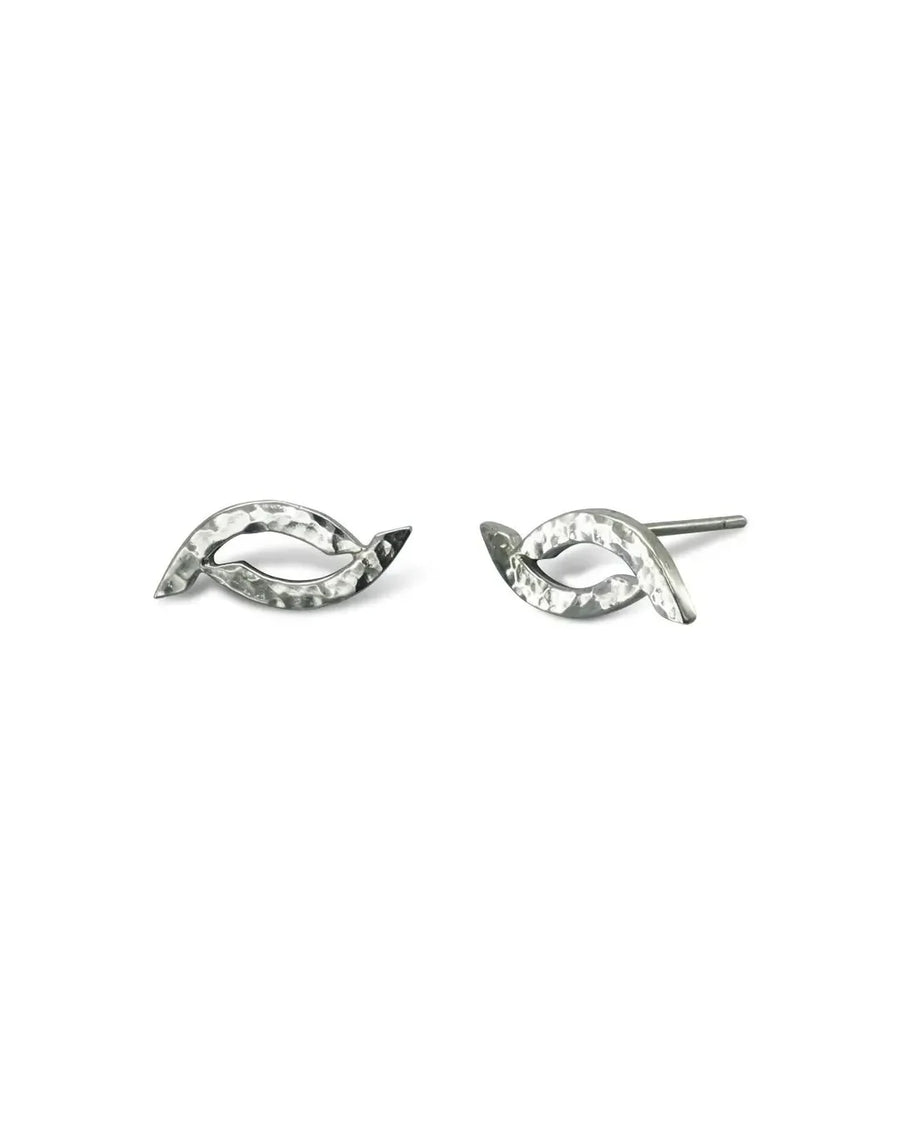 Forged 9ct Gold Stud Earrings (Small) Earrings Pruden and Smith