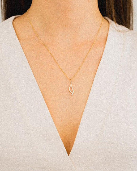 Forged 9ct Gold Pendant (Small) Pendant Pruden and Smith