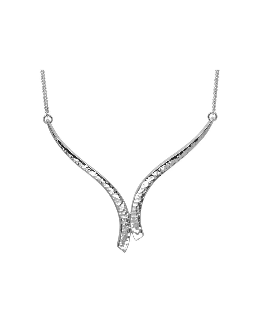 Forged Outwards Solid 9ct Gold Pendant Pendant Pruden and Smith