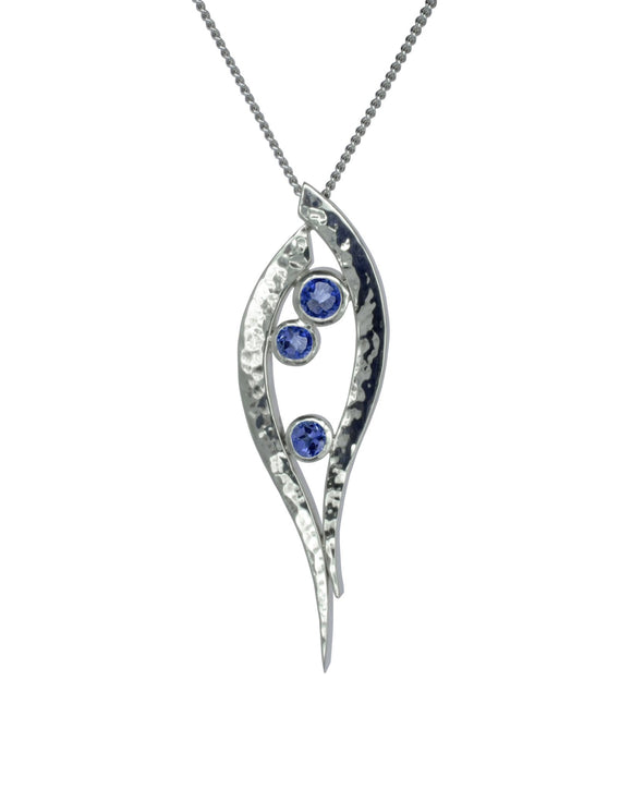 Forged Water Bubbles Tanzanite Pendant Pendant Pruden and Smith