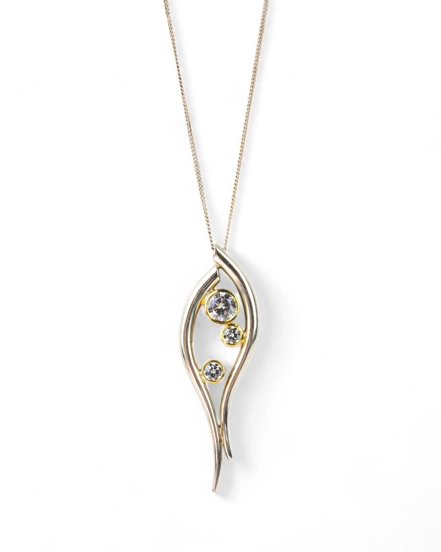 Giant Spiky Water Bubbles Diamond Pendant Pendant Pruden and Smith
