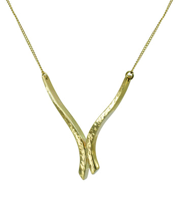 Forged Outwards Solid 9ct Gold Pendant Pendant Pruden and Smith 9ct Yellow Gold 30mm 