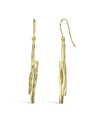 Trap Gold Drop Earrings Earstuds Pruden and Smith   
