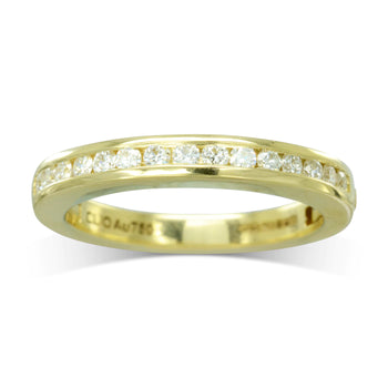 Channel Set Diamond Hinged Eternity Ring Ring Pruden and Smith   