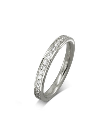 Pavé Diamond Eternity Ring Ring Pruden and Smith Platinum  