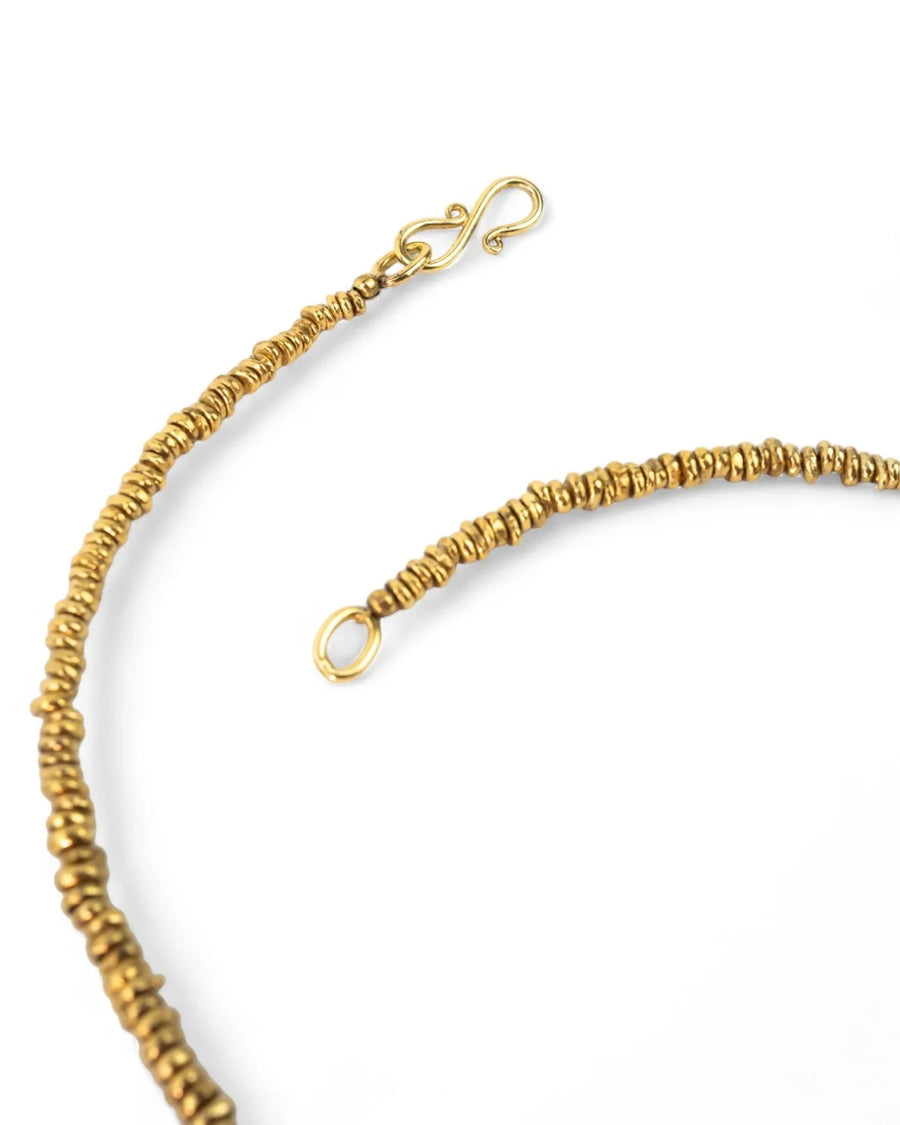 Hammered Disc Ruby Necklace Necklace Pruden and Smith