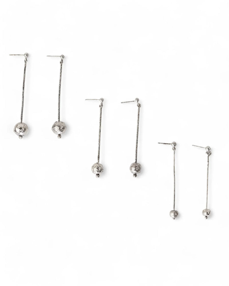Hollow Nugget Drop Earrings Earrings Pruden and Smith