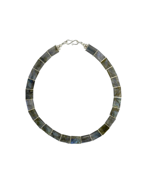Labradorite Collar Necklace Necklace Pruden and Smith