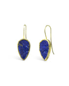 Lapis Lazuli Drop Earrings 25mm Earring Pruden and Smith   