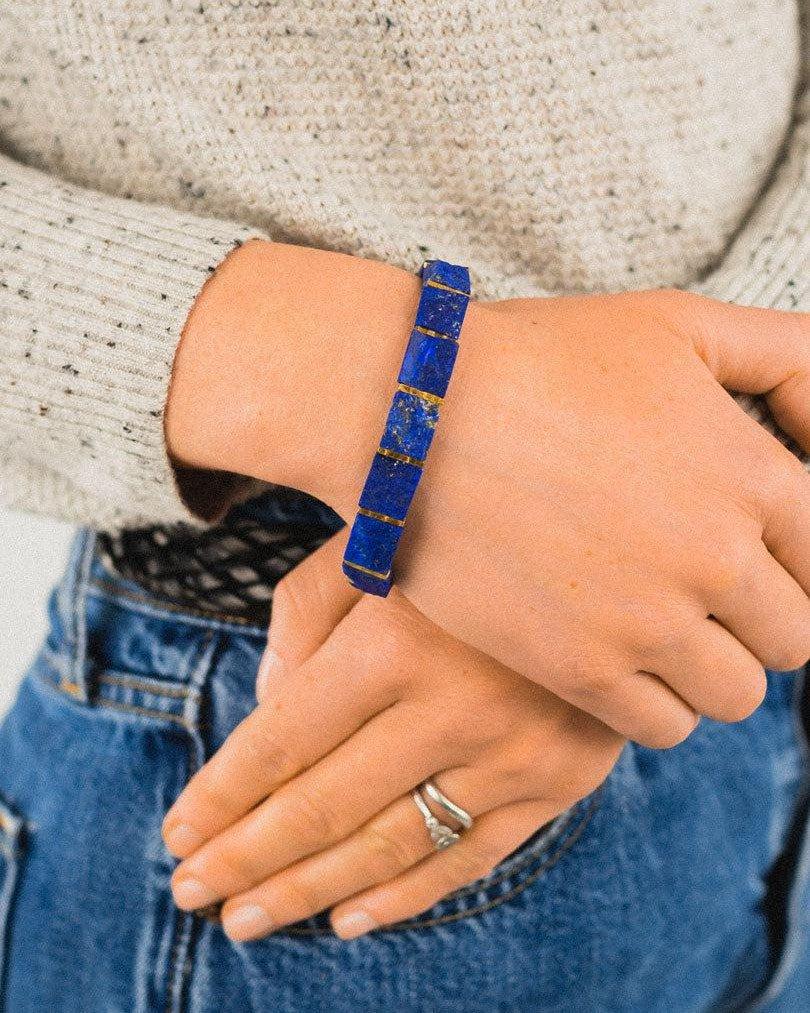 Lapis Lazuli Bracelet (Slim) Bracelet Pruden and Smith