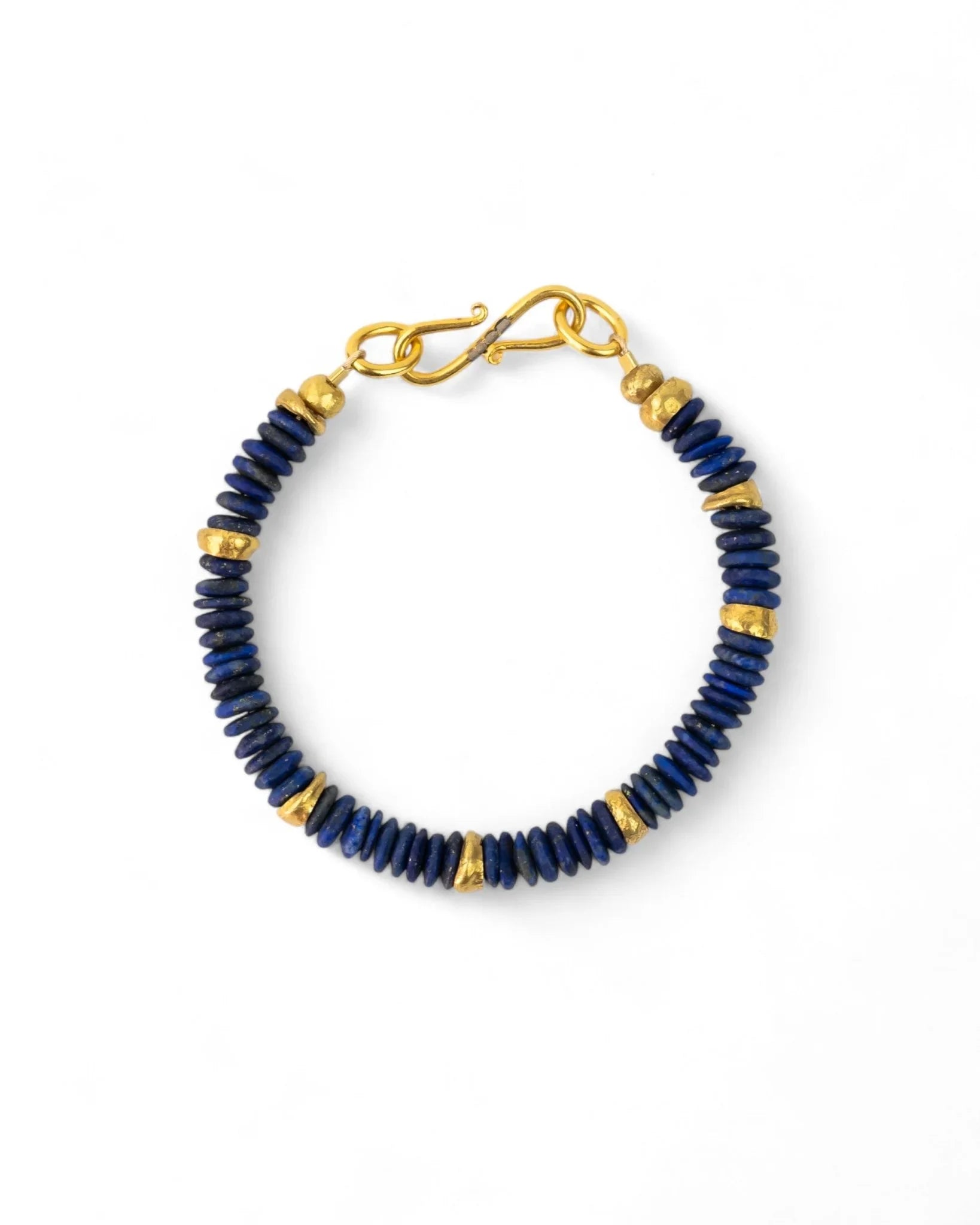 Lapis Lazuli Disc Bracelet Bracelet Pruden and Smith