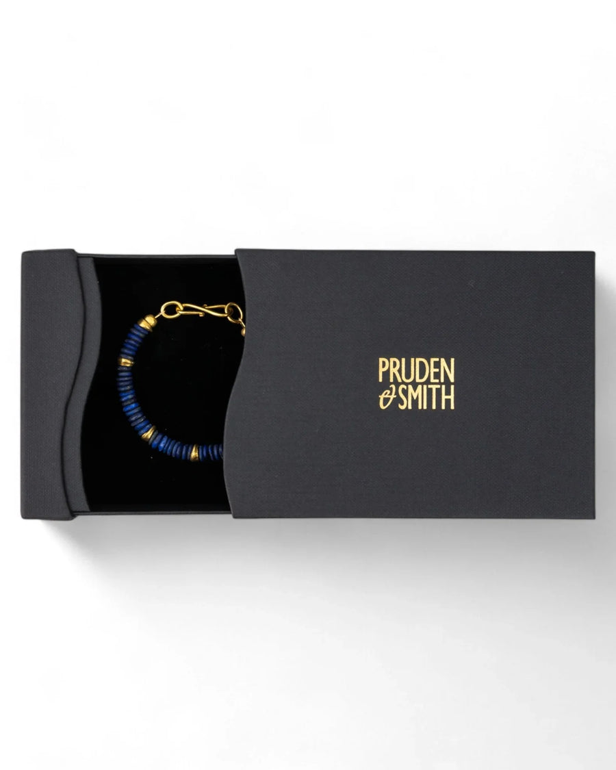 Lapis Lazuli Disc Bracelet Bracelet Pruden and Smith