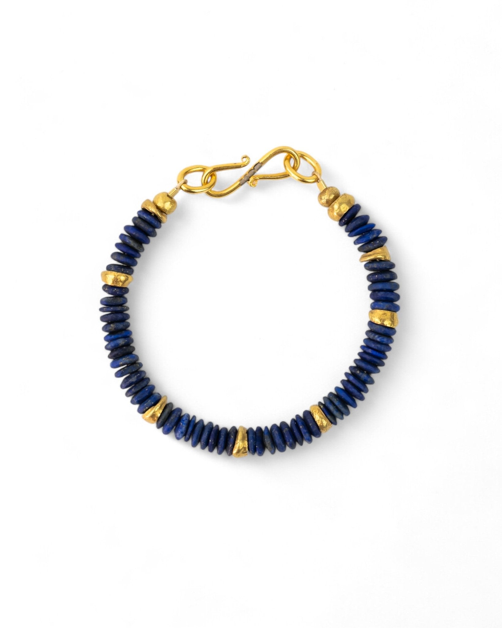 Lapis Lazuli Disc Bracelet Bracelet Pruden and Smith