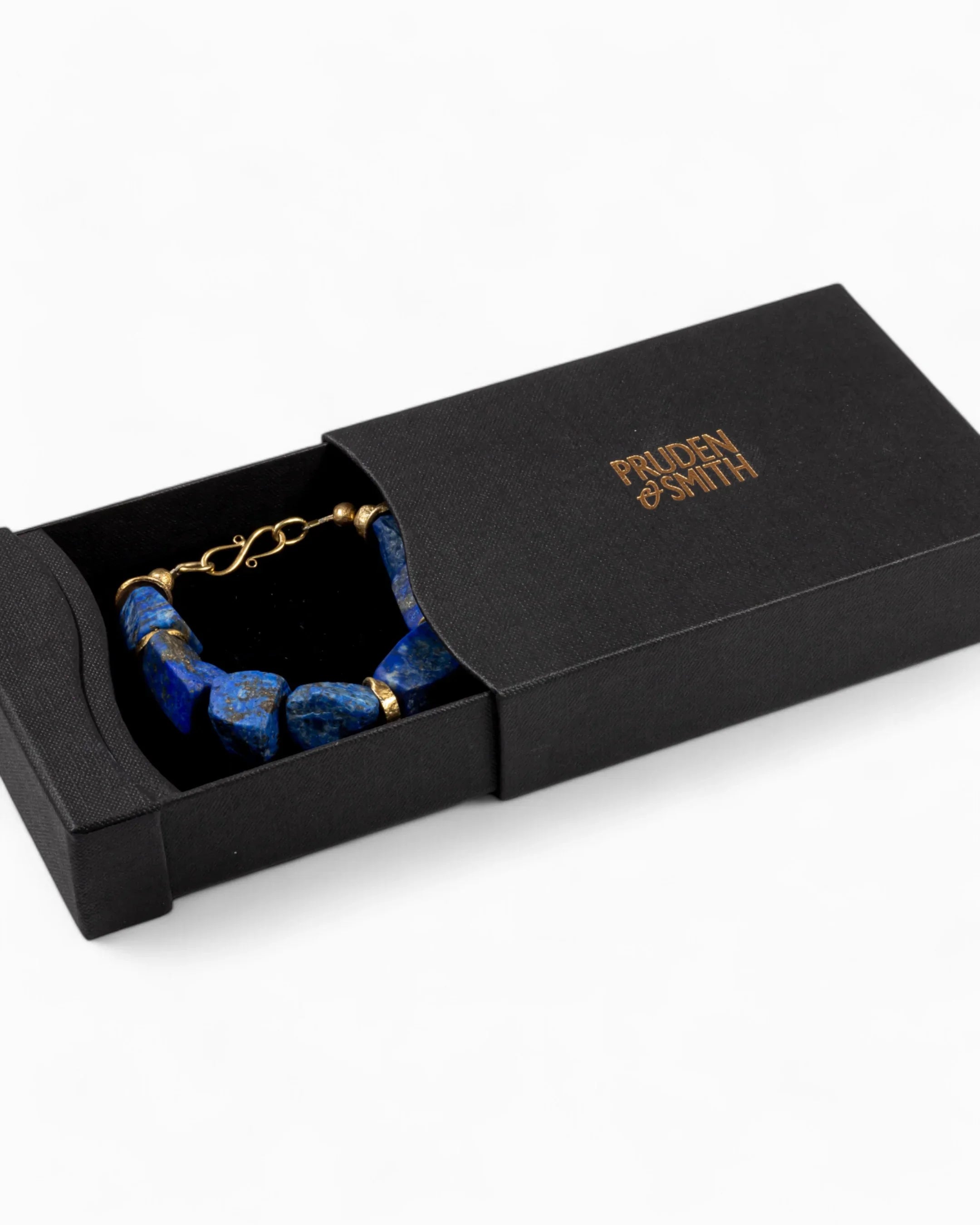 Lapis Lazuli Gold Nugget Bracelet Bracelet Pruden and Smith