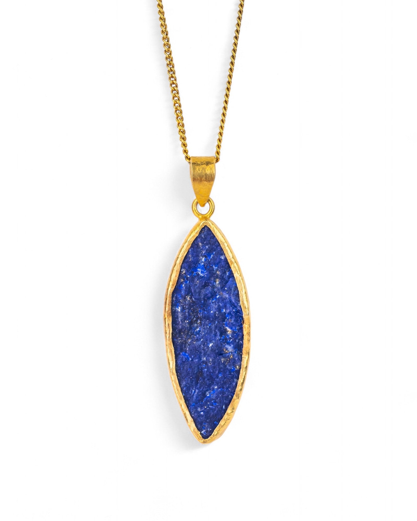 Lapis Lazuli Marquise Pendant Pendant Pruden and Smith