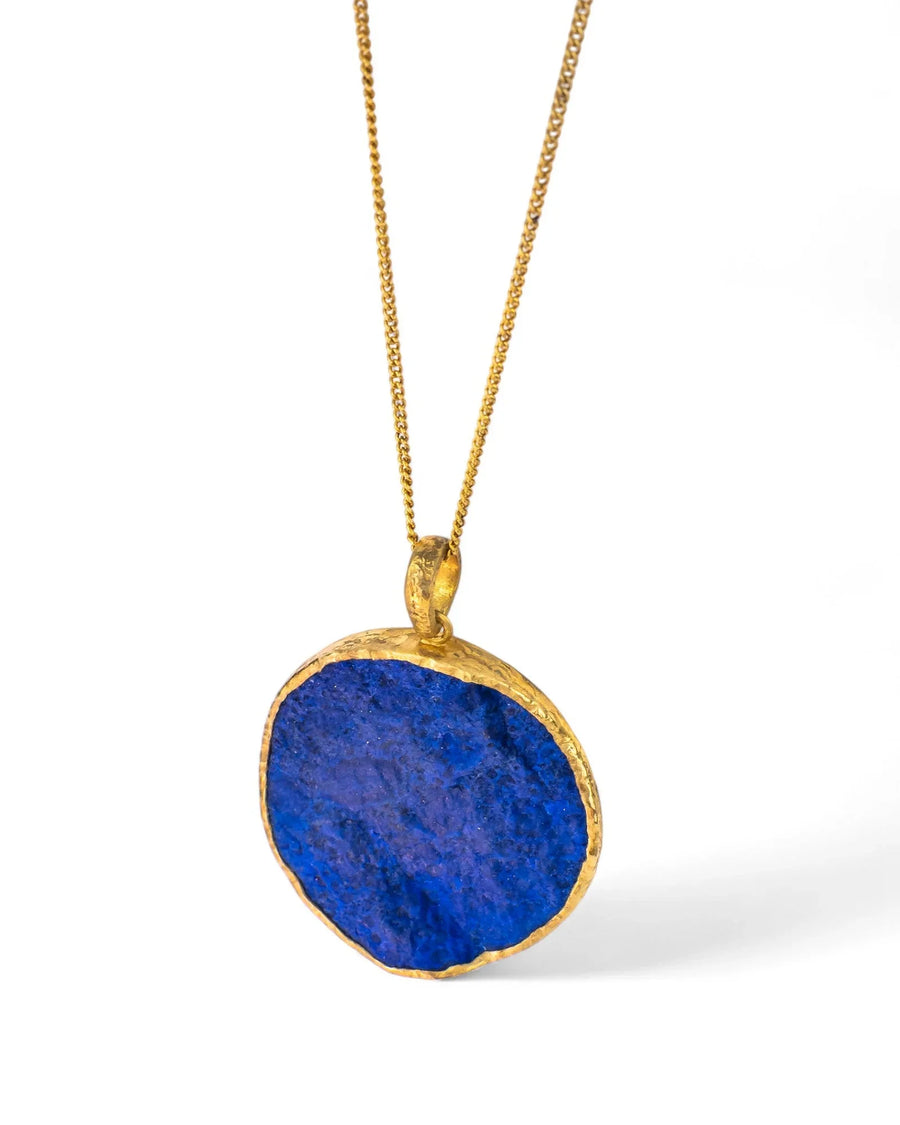 Lapis Lazuli Round Pendant Pendant Pruden and Smith