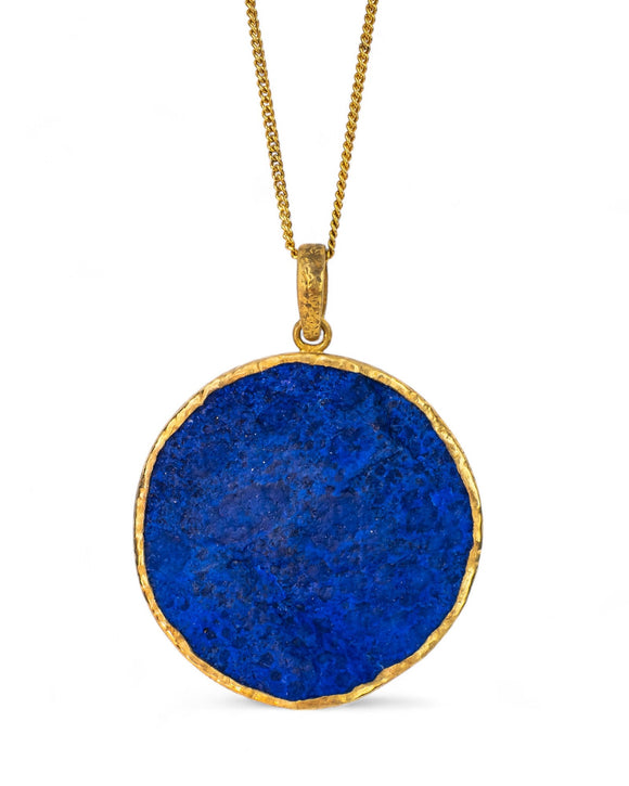Lapis Lazuli Round Pendant Pendant Pruden and Smith