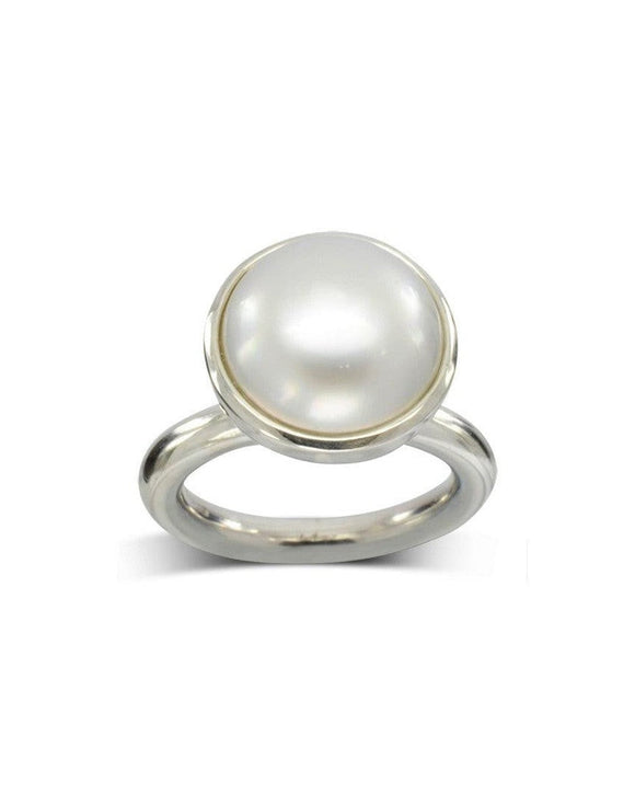 Mabe Pearl Stacking Ring (Large) Ring Pruden and Smith