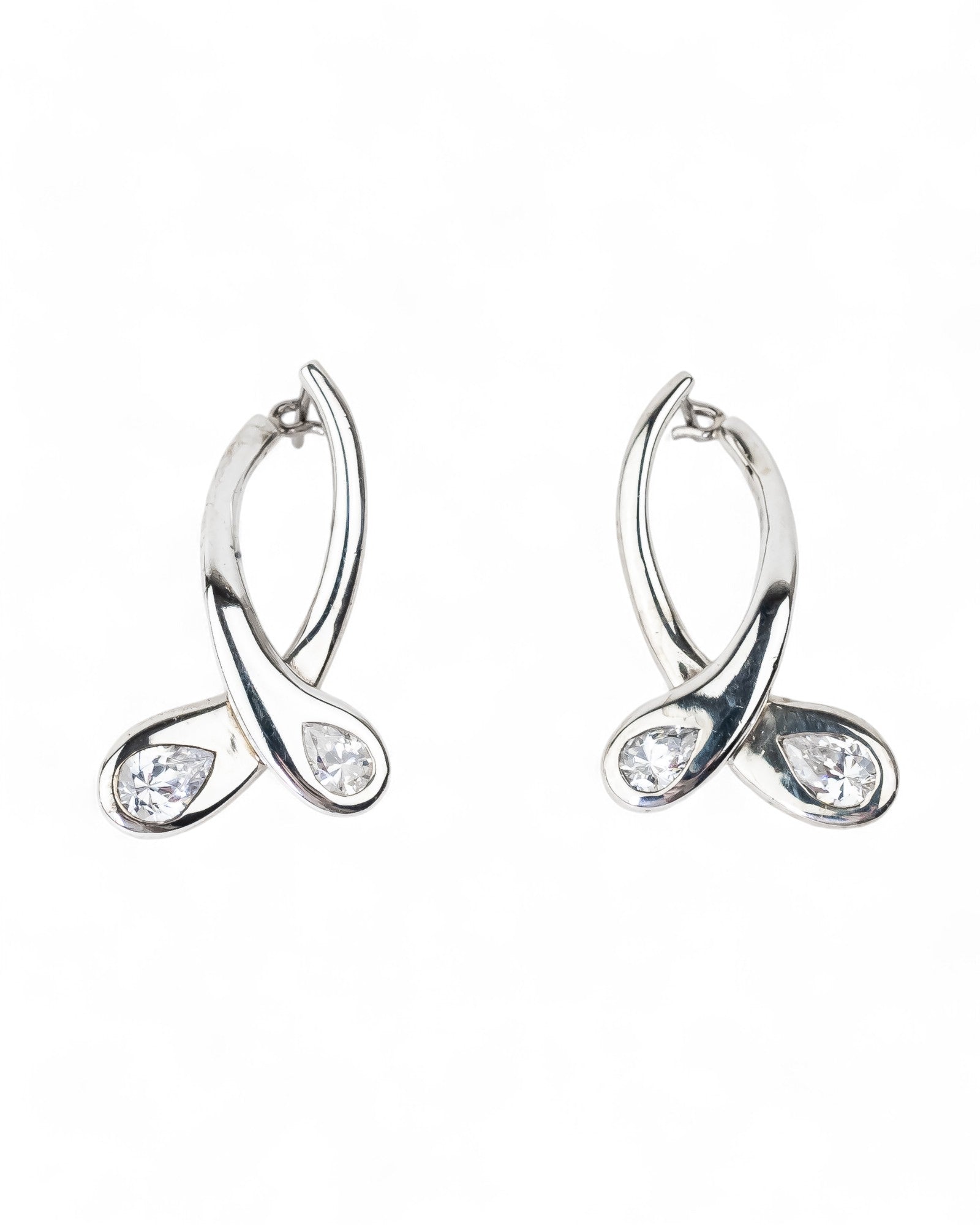 Moi et Toi 2ct Diamond Earrings Earrings Pruden and Smith