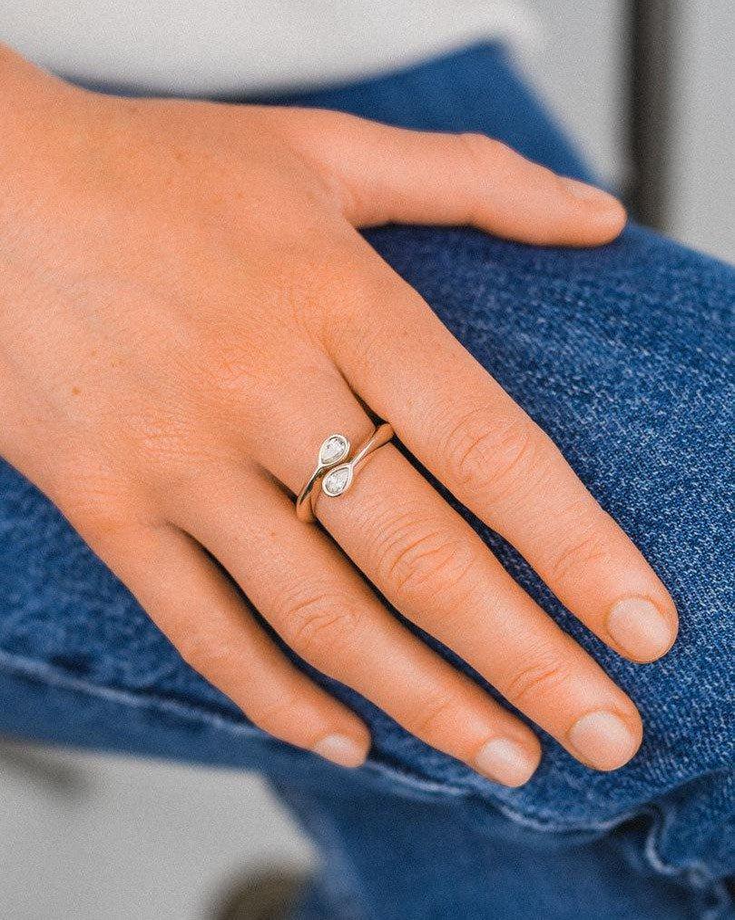 Moi et Toi 9ct Gold Diamond Ring Ring Pruden and Smith