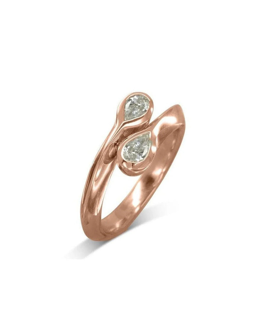 Moi et Toi 9ct Gold Diamond Ring Ring Pruden and Smith