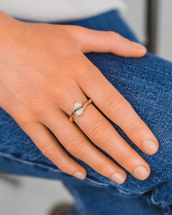 Moi et Toi 9ct Gold Diamond Ring Ring Pruden and Smith