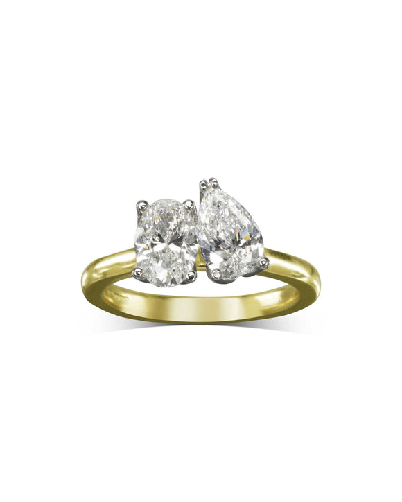 Moi et Toi Diamond Engagement Ring Pruden and Smith