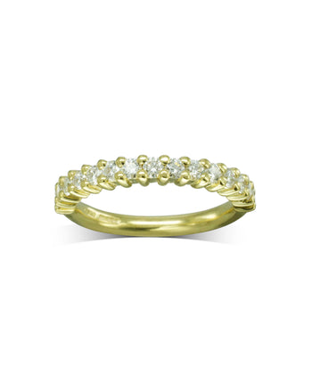 Claw Set Gold Diamond Half Eternity Ring Ring Pruden and Smith   