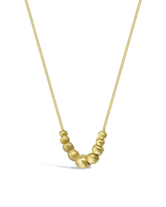 Nugget Chain Pendant - Gold Pendant Pruden and Smith