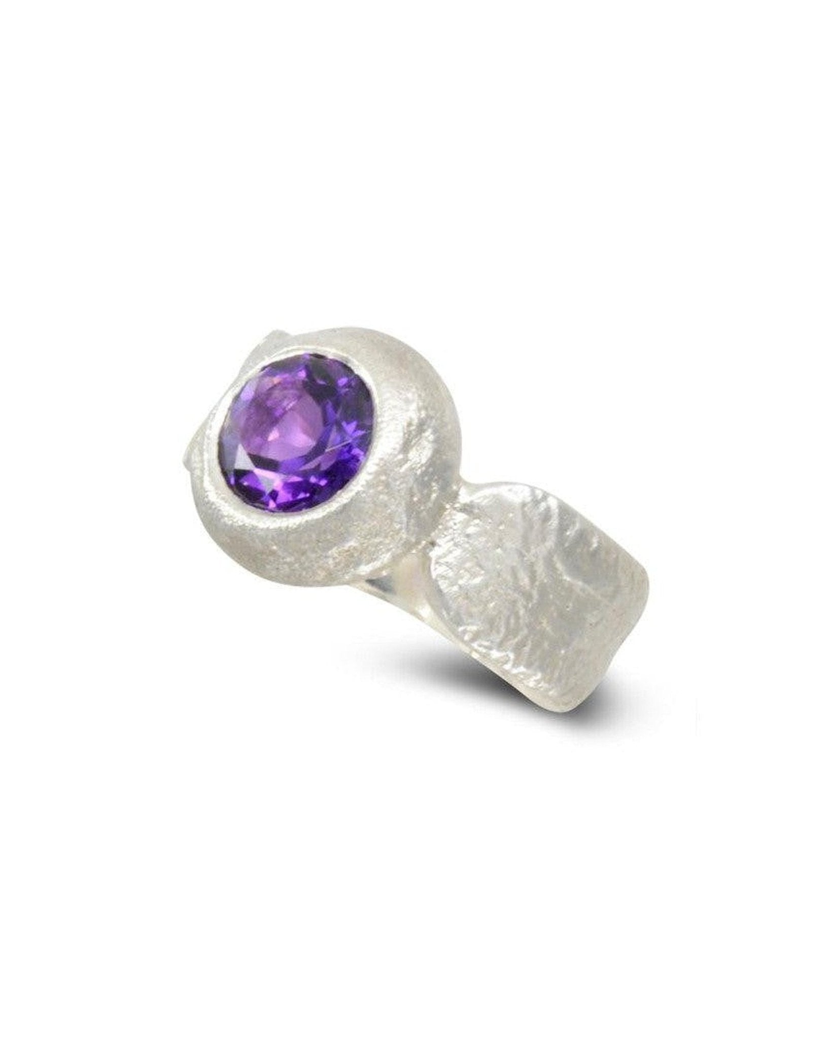Nugget Gemstone Silver Ring Ring Pruden and Smith