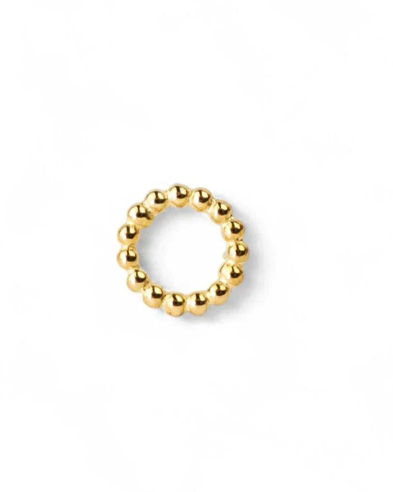 Nugget Ring Yellow Gold Stud Earrings Earrings Pruden and Smith