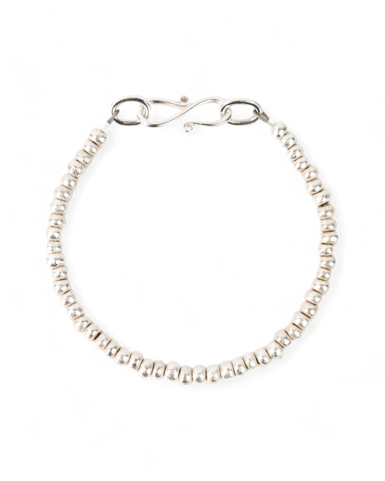 Nugget Solid Silver Bracelet Bracelet Pruden and Smith