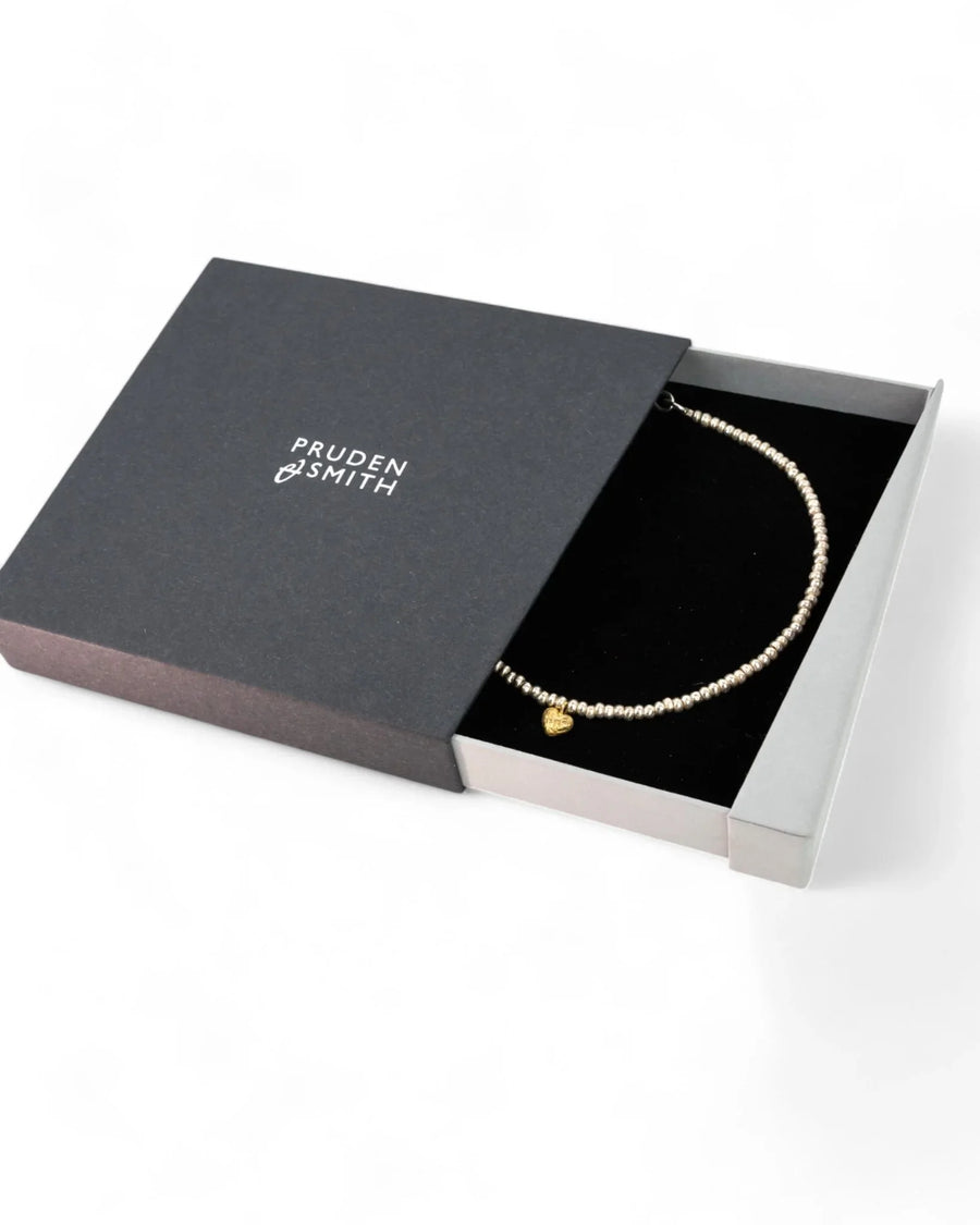 Nugget Yellow Gold Heart Necklace Necklace Pruden and Smith