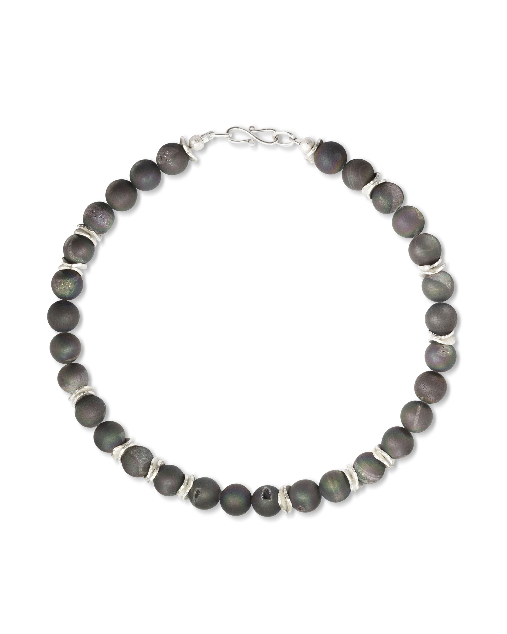 Black Onyx Druzy Necklace Necklace Pruden and Smith