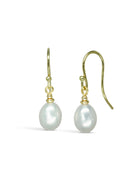 Simple Pearl Drop Earrings Earring Pruden and Smith   