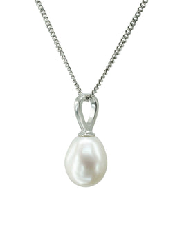 Simple Pearl Gold Pendant Pendant Pruden and Smith   