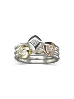 Pebble Stacking Rings Ring Pruden and Smith   