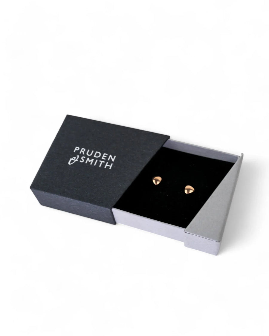 Pebble 9ct Gold Stud Earrings Earrings Pruden and Smith