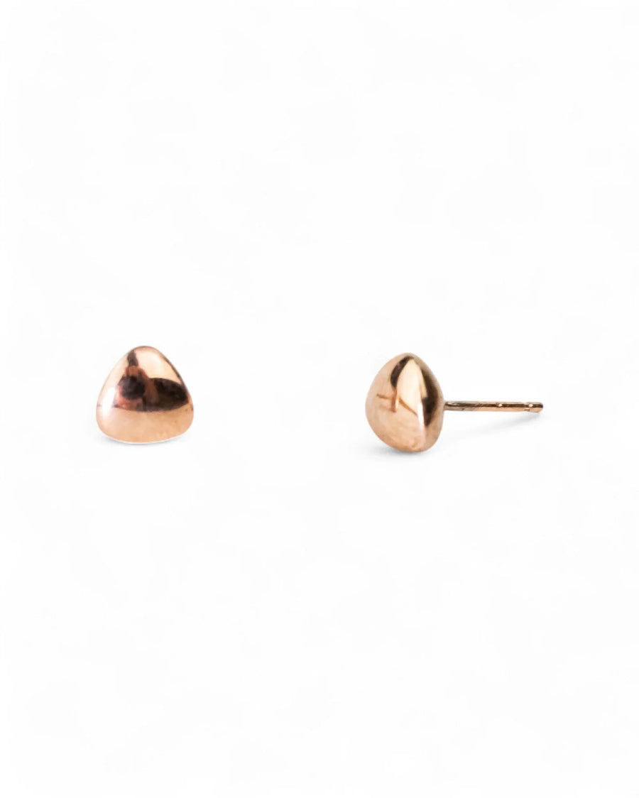 Pebble 9ct Gold Stud Earrings Earrings Pruden and Smith
