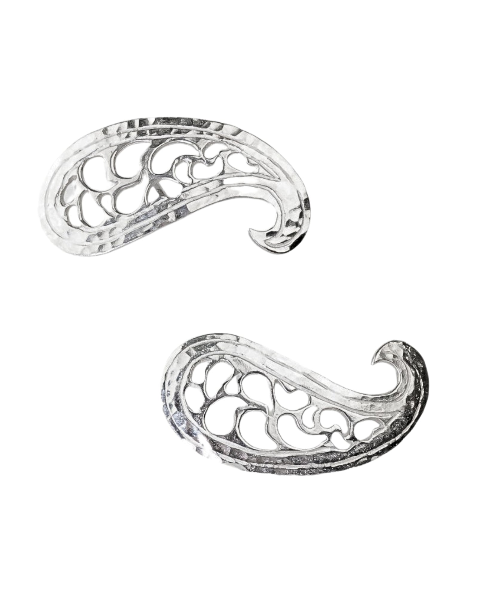 Pierced Paisley Stud Earrings Earrings Pruden and Smith