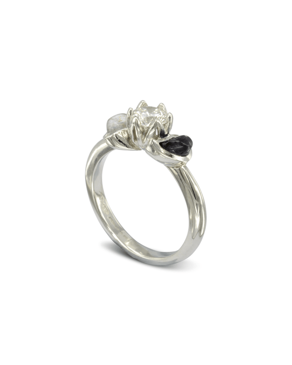 Platinum Blue John Engagement Ring Ring Pruden and Smith