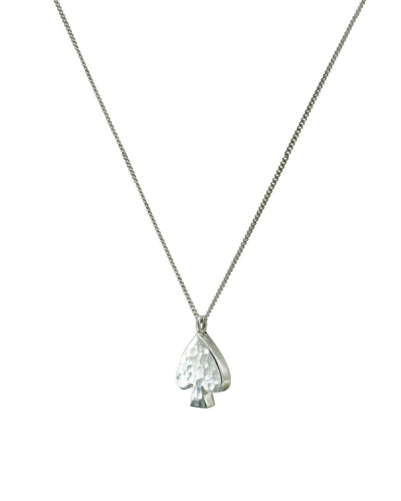 Playing Card Charm Silver Pendants Pendant Pruden and Smith Spade