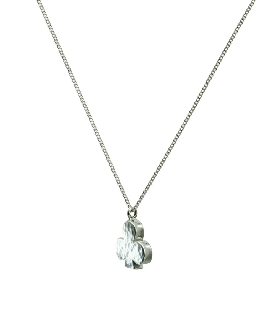 Playing Card Charm Silver Pendants Pendant Pruden and Smith Club
