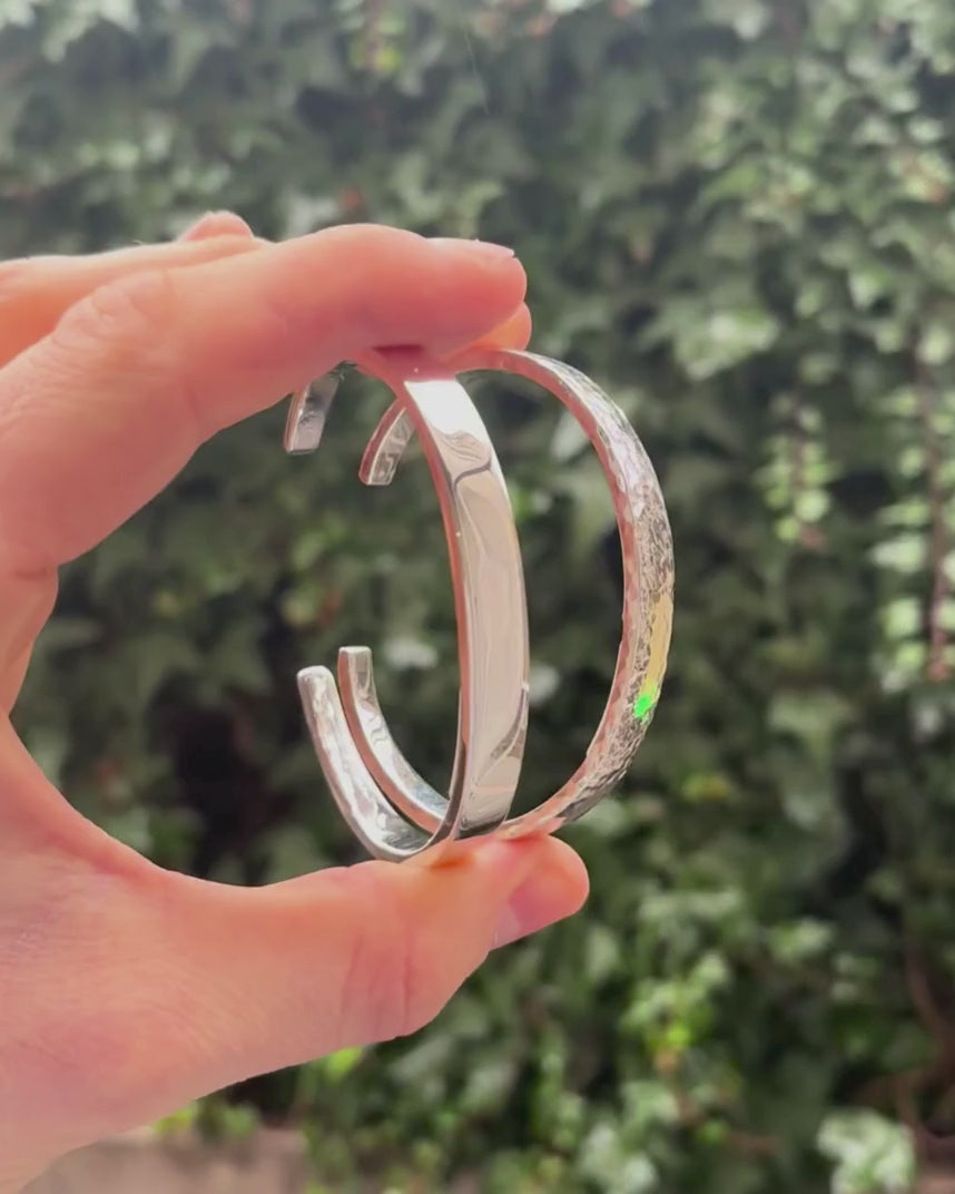 silver torc bangle