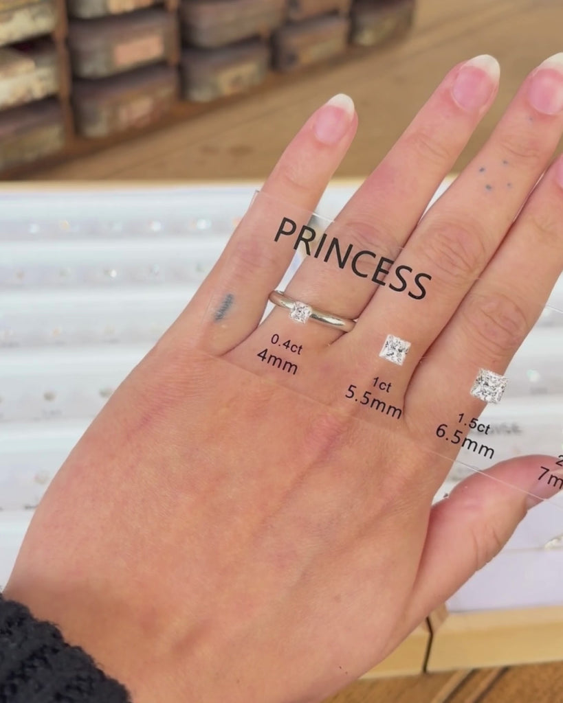princess cut diamond video